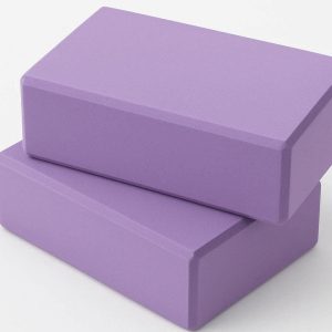 17 High Density EVA Foam Yoga Blocks 2 Pack Soft Non Slip Lightweight Exercise Bricks For Pilates Meditation Stretching