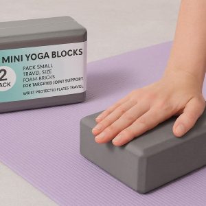23 Mini Yoga Blocks Pack Small Travel Size Foam Bricks For Targeted Joint Support Wrist Protection Pilates Travel