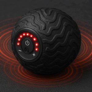 Vibrating Massage Ball Electric Trigger Point Roller High Intensity Deep Tissue Muscle Massager For Gym Fitness